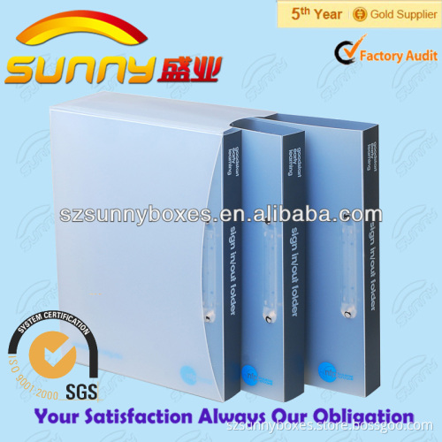A4 Factory plastic folding clipboard folder with cover